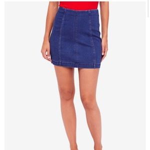 SOLD-Modern Femme denim Mini Skirt—NWT